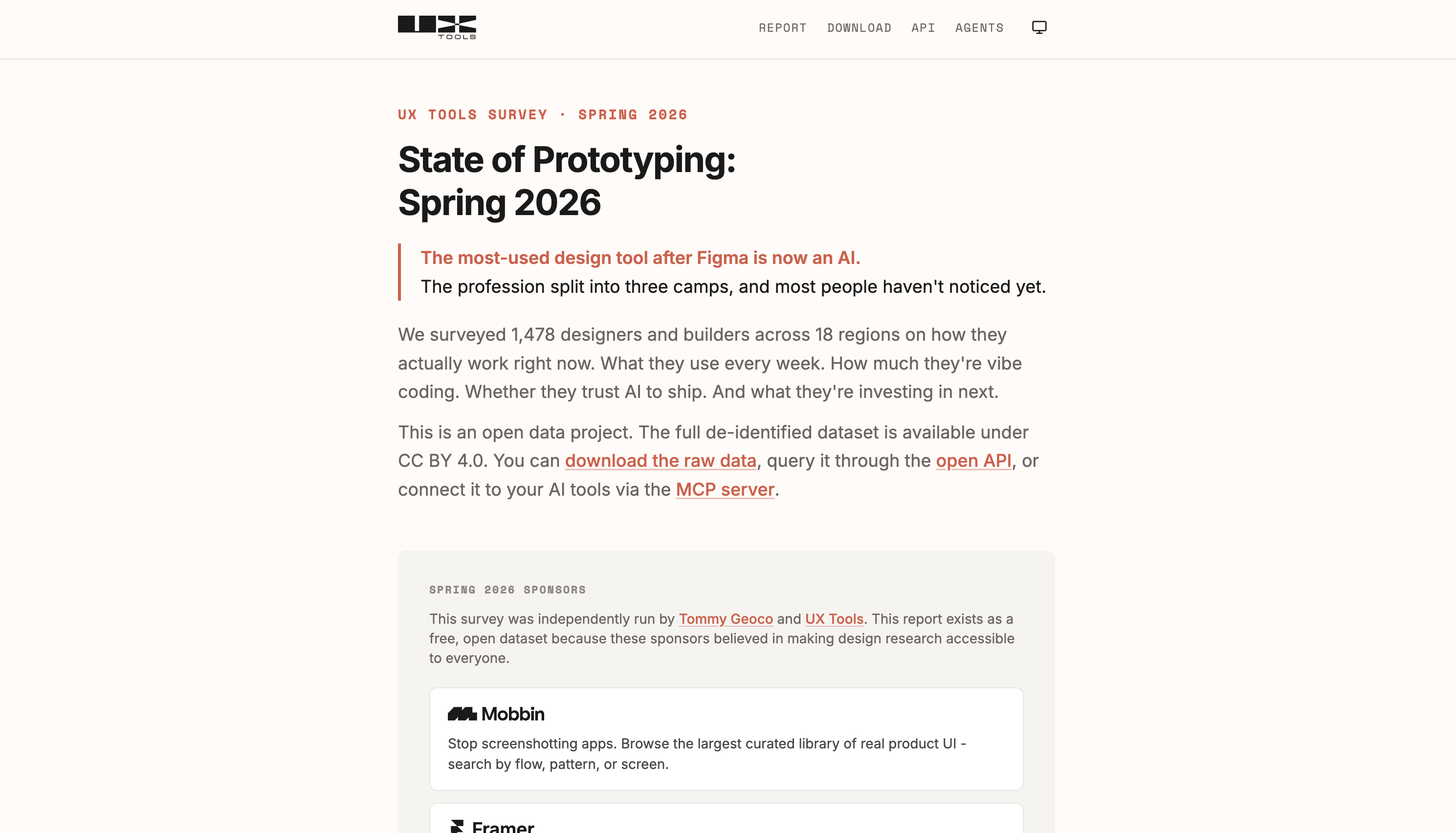 State of Prototyping: Spring 2026 —— 设计行业报告,太敢说!