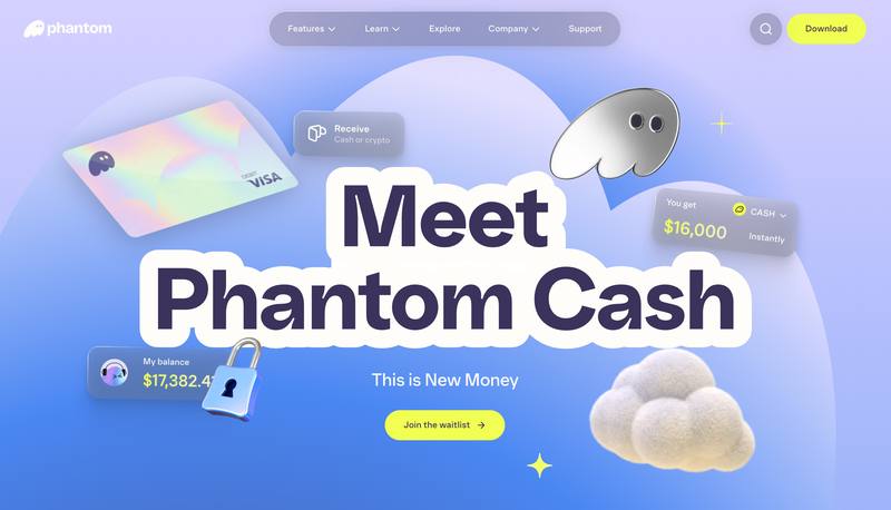 Meet Phantom Cash:加密货币变现金魔法