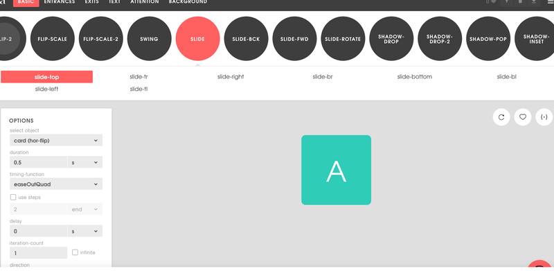 Animista → CSS动效印钞机 💫官网直达