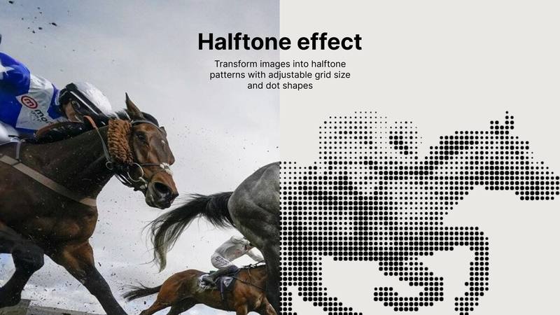 Halftone Effect:复古印刷术 🎪