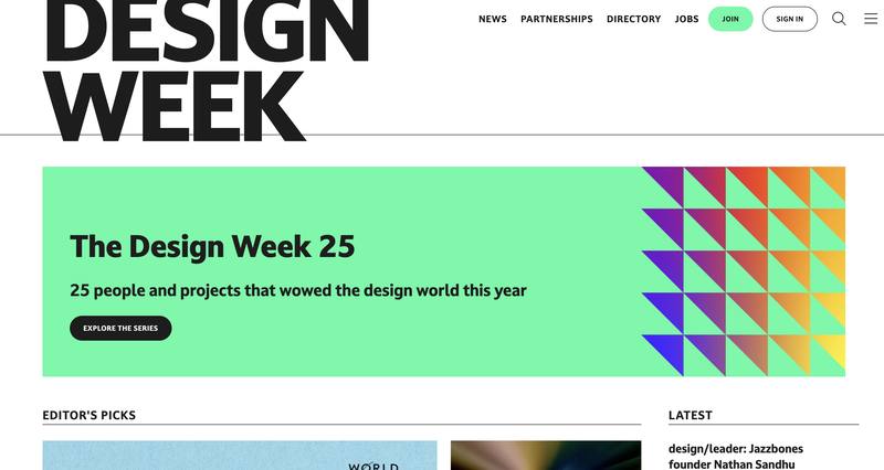 DESIGNWEEK:一杯浓缩的「全球设计AI前沿观察」☕
