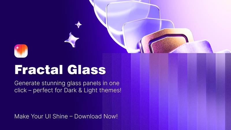 Liquid Fractal Glass Morphism:每一层模糊都是动态的光影 🌊