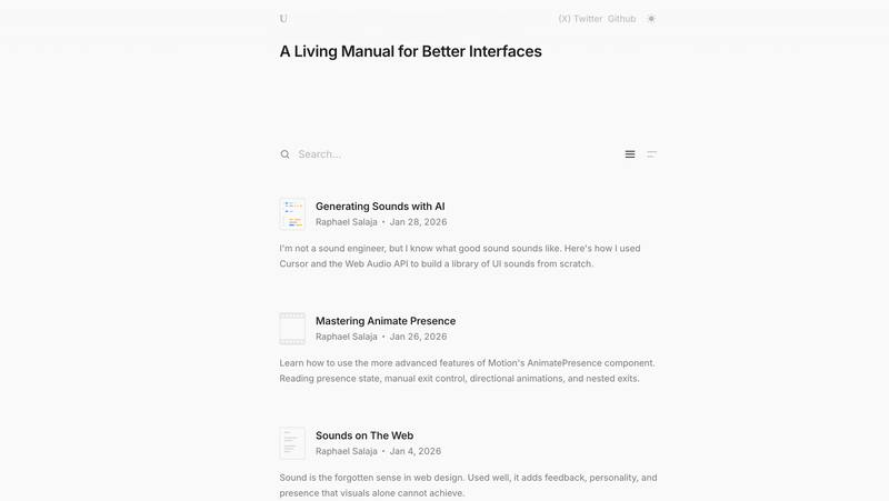UserInterface.Wiki:UED 团队的 UI/UX 实战知识充电站 📚