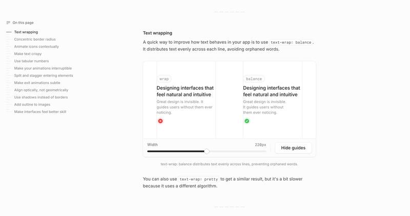 Details That Make Interfaces Feel Better:界面质感提升的几个设计细节 ✒