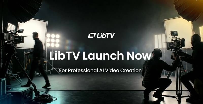 LibTV:首款面向人类与 AI 代理的专业 AI 视频创作平台