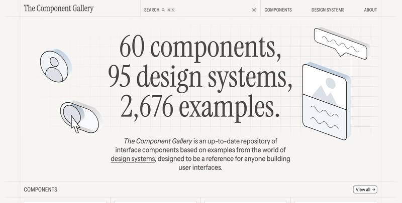 The Component Gallery:设计系统组件库 🧩