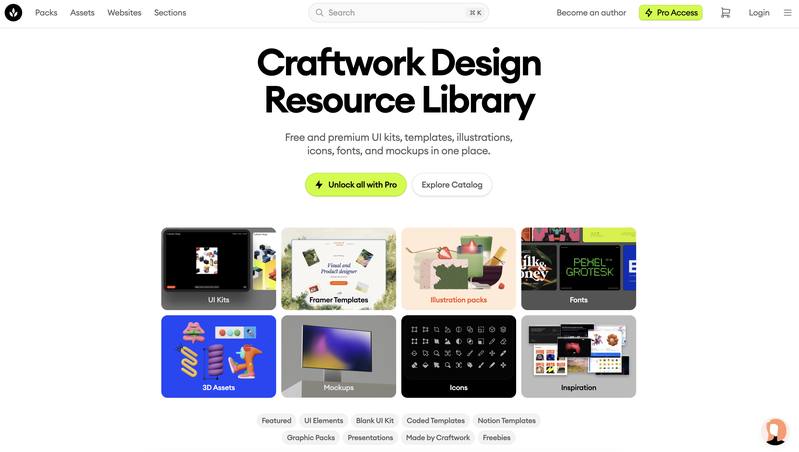 Craftwork:全球优质设计灵感精选平台 🎨