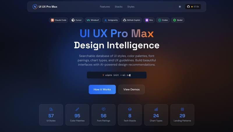 UI UX Pro Max:UI/UX 设计辅助工具 🛠