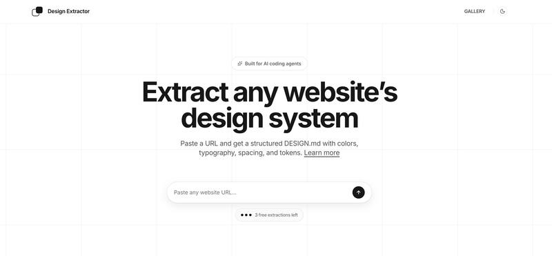 Design Extractor:AI 一键提取网站设计系统